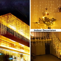 Joomer 300/400 LED Jégcsap Fényfüzér Karácsonyi Dekoráció 5