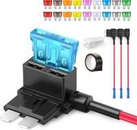 JOREST 4 darabos autó biztosítékadapter 12V, 18 biztosítékkal, autó/lakóautó/teherautó/motor 1