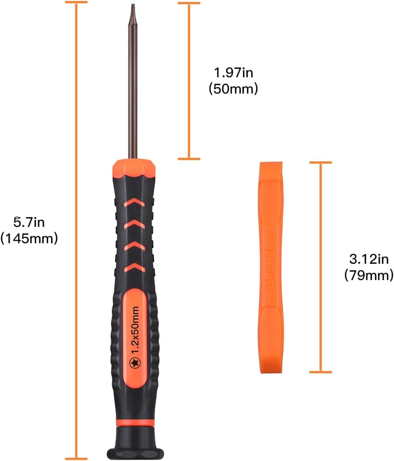 JOREST Precíziós csavarhúzó készlet Torx P5 Y00 Y1 T5-T15 PS3/4/5 Xbox Switch MacBook javításhoz