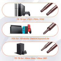 JOREST Precíziós csavarhúzó készlet Torx P5 Y00 Y1 T5-T15 PS3/4/5 Xbox Switch MacBook javításhoz 5