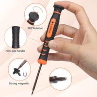 JOREST Precíziós csavarhúzó készlet Torx P5 Y00 Y1 T5-T15 PS3/4/5 Xbox Switch MacBook javításhoz 2