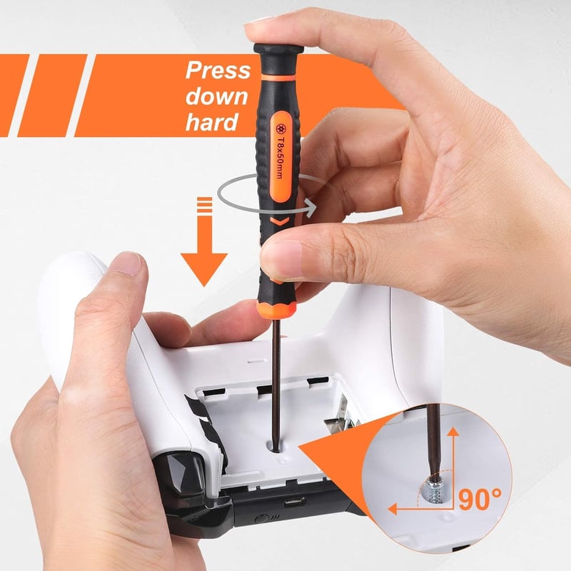 JOREST PS4 PS5 Xbox konzol és kontroller javítókészlet csavarhúzó és szerszámokkal - Star screwdriver