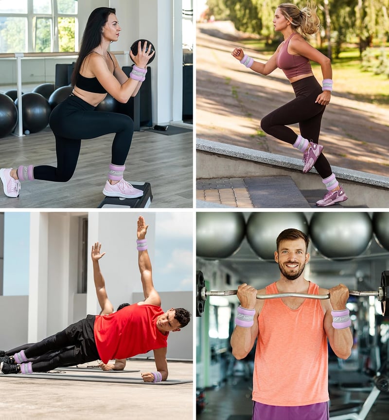 JORICY Bokasúly Lábsúly 1-10 kg Páros Láb és Kar Edzéshez Uniszex
