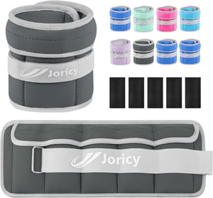 JORICY állítható súlyzott csukló- és bokasúly 2×3 kg - szürke