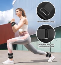 JORICY Bokasúly Lábsúly 0.5 x 2 (1LB Pair) Pár Csuklósúly Edzés Férfi Női 3