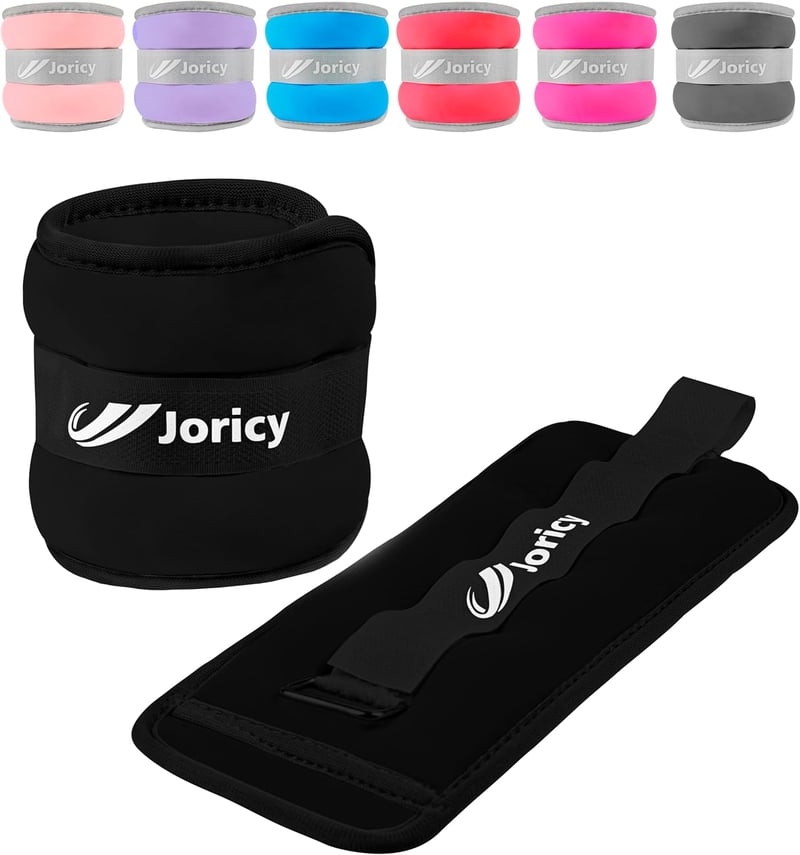 JORICY Bokasúly Lábsúly 0.5 x 2 (1LB Pair) Pár Csuklósúly Edzés Férfi Női