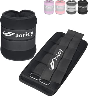 JORICY utezi za zglobove (ruke i noge) - ljubičasti - 1 kg (2×0,5 kg)