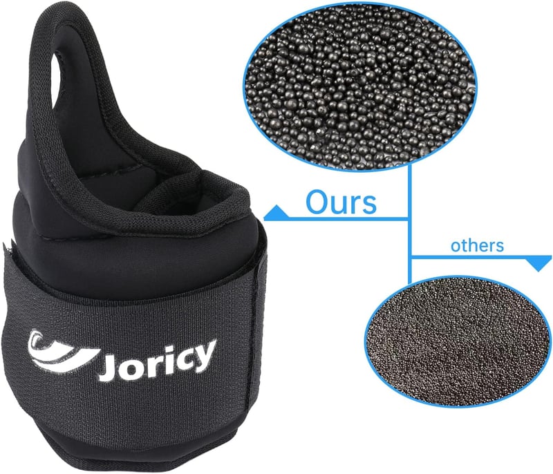 JORICY Csuklósúly Edzéshez 3 kg Férfiaknak Nőknek Pár Kézsúly Karedzéshez Sétához Futáshoz Jóga