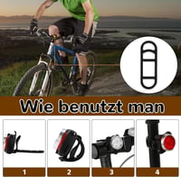 Jormftte 10 db Kerékpár Szilikon Pánt Szett - Lámpatartó Gumipánt Készlet Bicikli Kiegészítő Lámpához, Fejlámpához - 3 Méretben (Fekete) 3