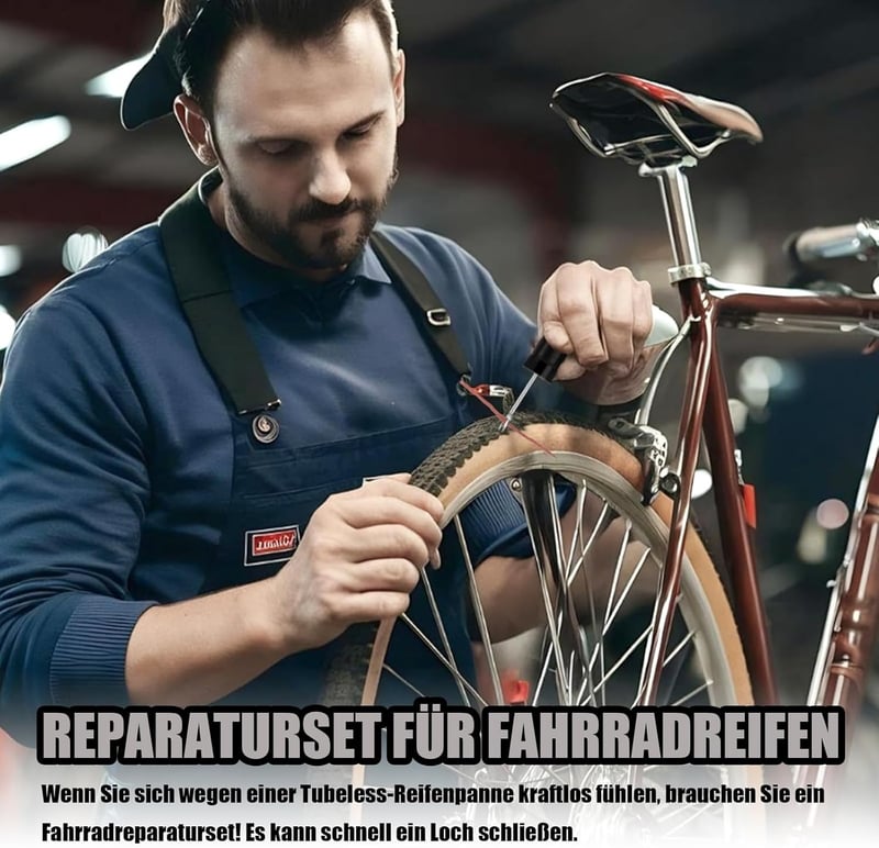 Jormftte Tubeless Kerékpárgumi Javítókészlet - 10 Folttal, Alumínium Szerszámmal MTB, Országúti és E-bike Defektjavításhoz, Kompakt Kivitel