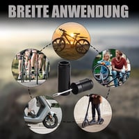 Jormftte Tubeless Kerékpárgumi Javítókészlet - 10 Folttal, Alumínium Szerszámmal MTB, Országúti és E-bike Defektjavításhoz, Kompakt Kivitel 7