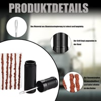 Jormftte Tubeless Kerékpárgumi Javítókészlet - 10 Folttal, Alumínium Szerszámmal MTB, Országúti és E-bike Defektjavításhoz, Kompakt Kivitel 3