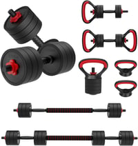 JOROTO Állítható Súlyzó Szett 10/30kg 4in1 Multifunkciós Fitness Készlet 1