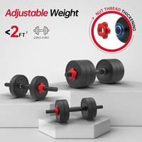 JOROTO Állítható Súlyzó Szett 10/30kg 4in1 Multifunkciós Fitness Készlet 5