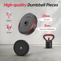 JOROTO Állítható Súlyzó Szett 10/30kg 4in1 Multifunkciós Fitness Készlet 3