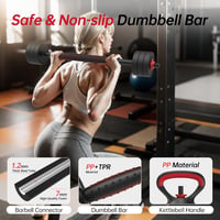 JOROTO Állítható Súlyzó Szett 10/30kg 4in1 Multifunkciós Fitness Készlet 4