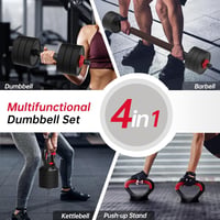 JOROTO Állítható Súlyzó Szett 10/30kg 4in1 Multifunkciós Fitness Készlet 2