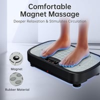 JOROTO JV30 Vibrációs Tréning Platform Otthoni Edzéshez 9 Rezgés Mód 99 Intenzitás Szint Ellenállás Gumikötél Távirányító 150kg - Black 5