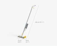 Mop cu spray 2 în 1 Joseph Joseph CleanTech, cu lavetă din microfibră lavabilă, pad pentru îndepărtarea petelor și rezervor reîncărcabil 3