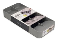 Joseph Joseph DrawerStore organizator za pribor za jelo, 8 pretinaca, za set od 48 komada, kompaktan dizajn, siva 3