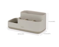Organizator baie Joseph Joseph EasyStore pentru accesorii, finisaj mat, bej 3