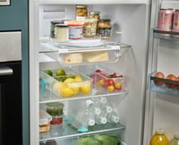 Joseph Joseph FridgeStore organizator za pohranu ispod police hladnjaka, prozirno/tirkizna, 7,8 x 31,3 x 25,5 cm 6