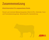 Hrană umedă pentru câini JosiDog Beef in Sauce cu vită în sos – 12 x 415 g 9