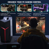 Joso AX200 Egér és Billentyűzet Adapter PC-hez - Gombkiosztás, Célzássegítés, Visszarúgás Kontroll, FPS/TPS Játékokhoz, APEX, COD Kompatibil 6