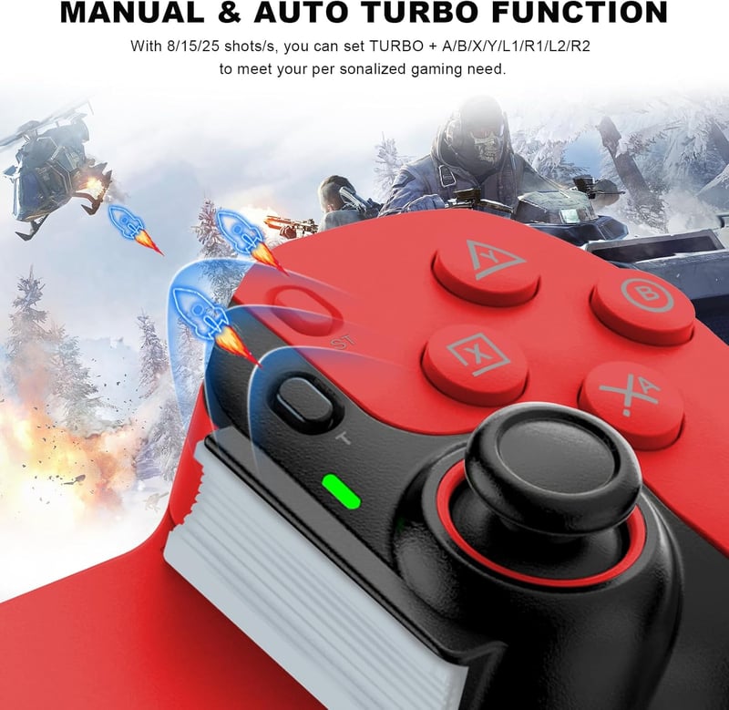 Joso D9 Wireless Controller iPhone iPad Android PC-hez Programozható Gombokkal