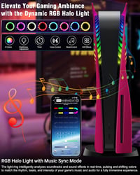 Joso PS5 Disc Faceplate RGB LED világítással, 8 szín, 400+ effekt, porálló 2