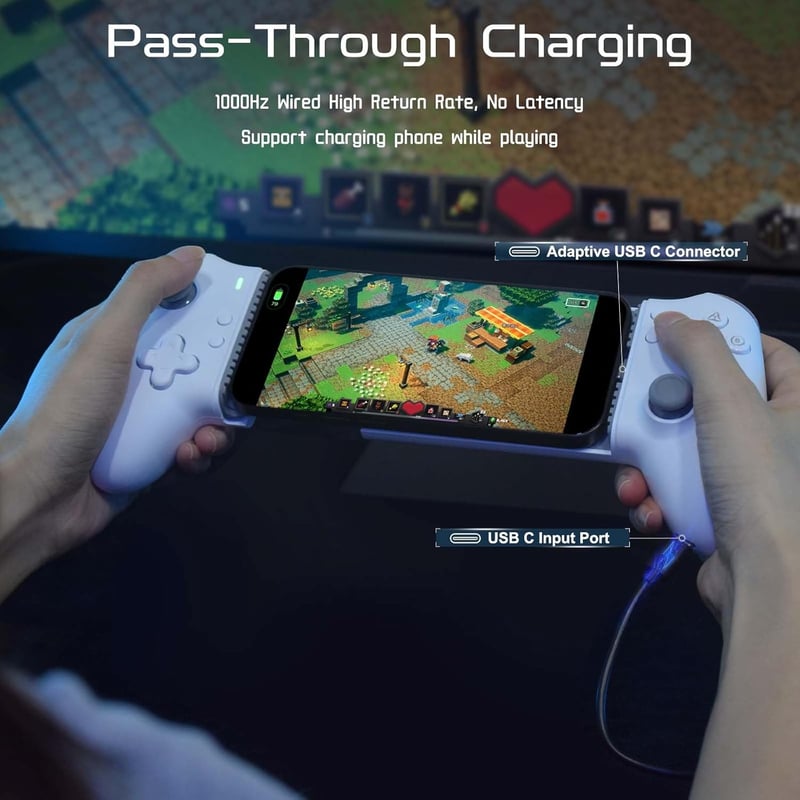 Joso USB-C Mobilgamepad iPhone 16/15 és Android - PS5/PS4/Xbox/PC vezérlő