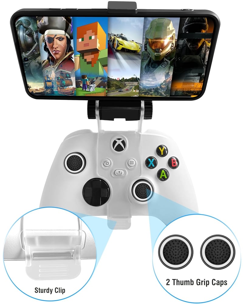Joso Xbox Series X/S kontroller telefontartó klip Android iPhone-hoz