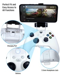 Joso Xbox Series X/S kontroller telefontartó klip Android iPhone-hoz 5