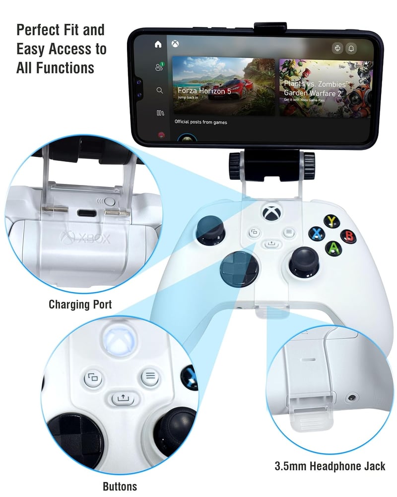 Joso Xbox Series X/S kontroller telefontartó klip Android iPhone-hoz