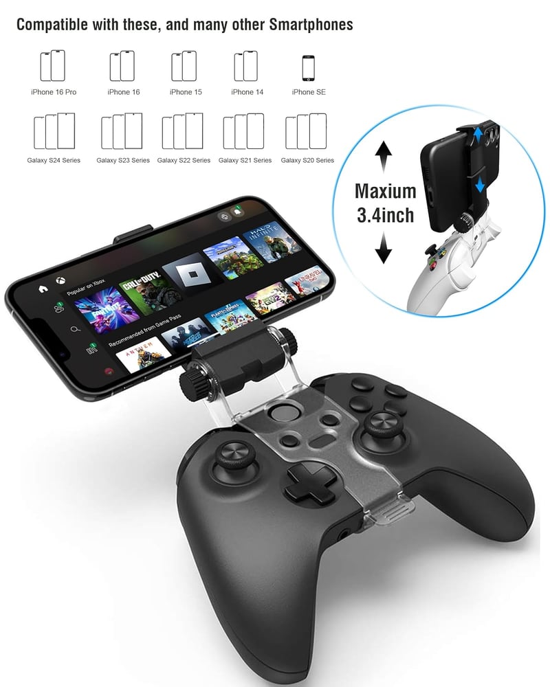 Joso Xbox Series X/S kontroller telefontartó klip Android iPhone-hoz