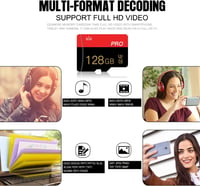 JOTANG microSD memóriakártya 128 GB Class 10 adapterrel - 2 db 3