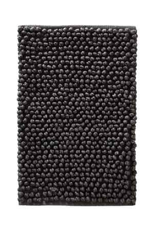 Jotex Hills Popcorn kupaonski tepih, mješavina pamuka i poliestera - siva, 80x120 cm