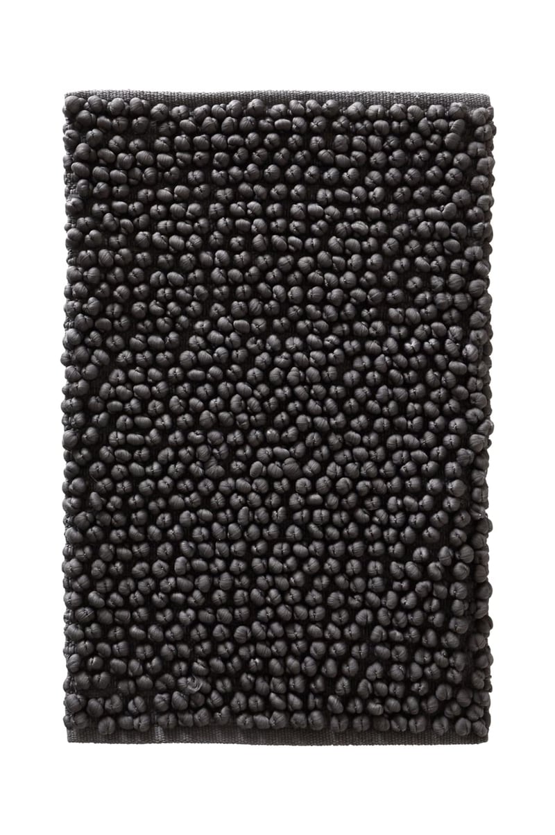 Kúpeľňová predložka Jotex Hills Popcorn, zmes bavlny a polyesteru - sivá, 80x120 cm