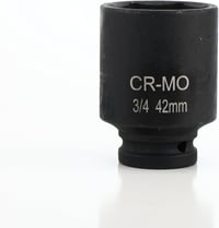 jovant 3/4 hüvelykes behajtóütőfej 42 mm hatszög betéttel CR-MO krómmolibdén acél, csavarbehajtóhoz és ütvekulcshoz 1 db 1