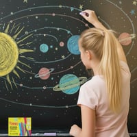 Set Cretă Colorată Jovi CLASSCOLOR – 100 bucăți culori asortate – Set cretă pentru școală și desen 5