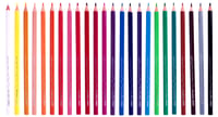 Set Creioane Colorate Triunghiulare Fără Lemn Jovi – 24 bucăți, Culori Asortate, Fără Lemn, Vârsta 3+ ani 3