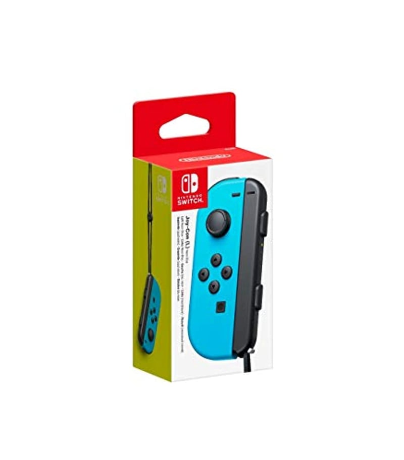 Controler Nintendo Joy-Con Stânga, Albastru Neon - Controller Personalizat Compatibil cu Nintendo Switch