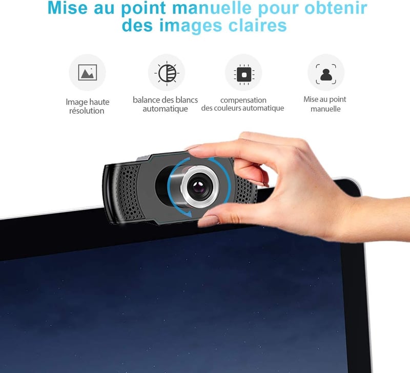 JOYACCESS 1080p Webkamera Beépített Mikrofonnal