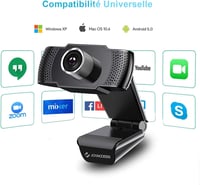 JOYACCESS 1080p Webkamera Beépített Mikrofonnal 4