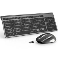 JOYACCESS 2.4GHz AZERTY bežični set tipkovnice i miša - sivo-crni 1