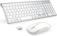 Joyaccess 2.4GHz Wireless Billentyűzet AZERTY Ergonomikus Fehér 1