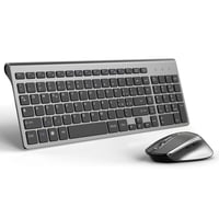 JOYACCESS bežični set tipkovnice i miša, ergonomski, s numeričkim dijelom - crni 1
