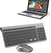 JOYACCESS Wireless billentyűzet és egér szett, ergonomikus, 2400DPI, PC laptop 3