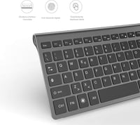 JOYACCESS Wireless Egér és Billentyűzet Szett Numerikus Billentyűzettel Ergonomikus Fekete 4