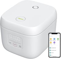 JOYAMI Mini Rizsfőző 0,8L Tapadásmentes Edénnyel 1-3 Személyre Fehér 1